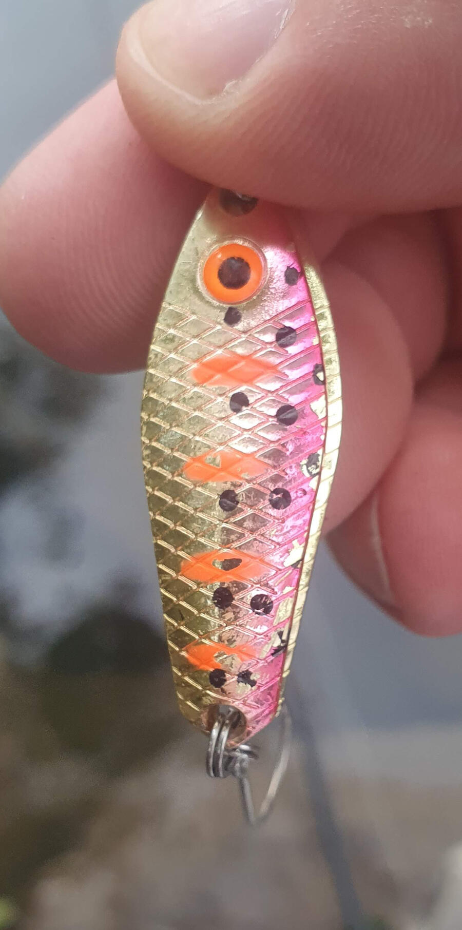 Cuiller ondulante Gemini Lures double tôle Attractant