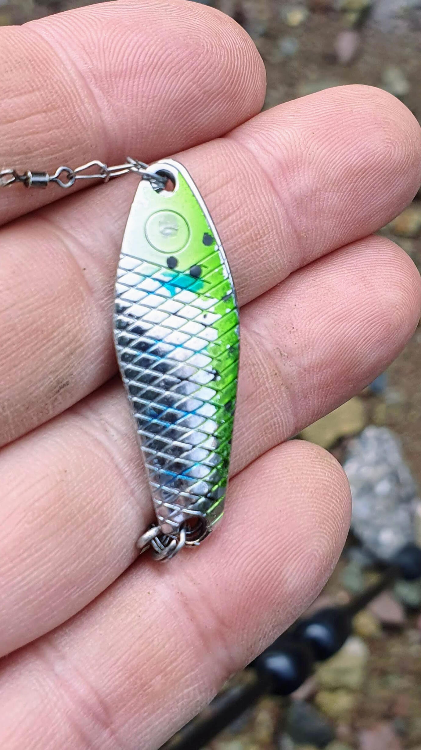 Cuiller ondulante truite saumon Cuiller ondulante Gemini Lures double tôle Attractant