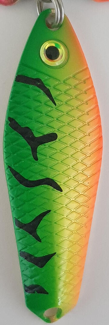 Cuiller ondulante Gemini Lures double tôle Attractant